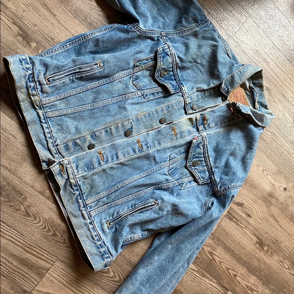 Levi Strauss Denim Vintage Trucker Jacket Blue #70507-4890 Mens
